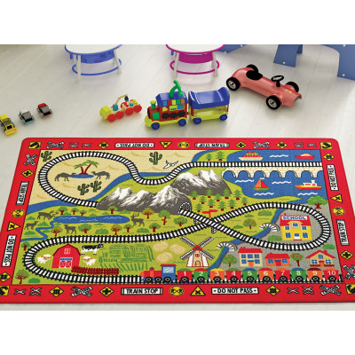 Дитячий килимок Railway Kirmizi Confetti TM