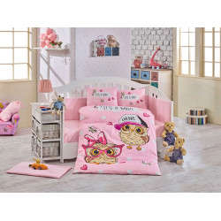 Детское постельное белье Cool Baby Розовое Hobby