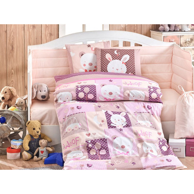 Детское постельное белье Snoopy Розовое Hobby