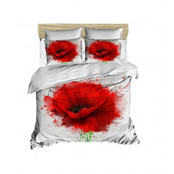 Постельное белье ranforce+3D Poppy Flower TM LightHouse