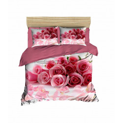 Постельное белье Ranforce+3D Rosy Bouquet TM LightHouse