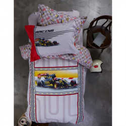 Подростковое постельное белье Ранфорс Racing red Karaca Home