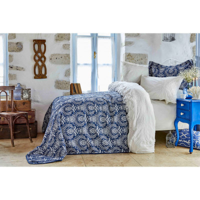 Набор постельное белье с покрывалом Elina beyaz Karaca Home