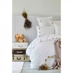 Набор постельное белье с покрывалом Lalita lila Karaca Home