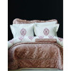 Постельное белье Перкаль Astoria rose розовое с вышивкой Karaca Home
