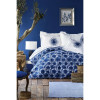 Набор постельное белье с покрывалом + пике Belina mavi голубой Karaca Home