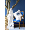 Набор постельное белье с покрывалом + пике Belina mavi голубой Karaca Home
