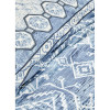 Набор постельное белье с покрывалом Lanika mavi голубой Karaca Home