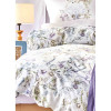 Набор постельное белье с пледом Elsira lila лиловый Karaca Home