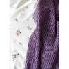 Набор постельное белье с пледом Fertile lila лиловый Karaca Home