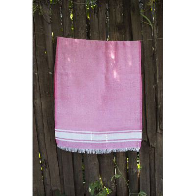 Полотенце Pestemal Pink Simple stripe LOTUS
