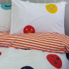 Подростковое постельное белье Разноцветные смайлы Бязь Люкс MERISET