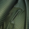 Постельное белье на резинке Темно-зеленое Сатин страйп MERISET