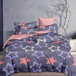 Подростковое постельное белье Фиолетовые звезды Сатин MERISET