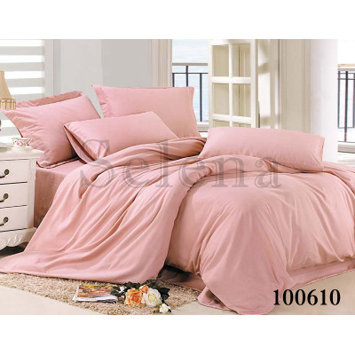 Однотонное постельное белье Бязь Светло-розовое SELENA