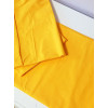 Однотонное постельное белье на резинке Бязь Желтое SELENA