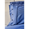 Набор постельное белье с покрывалом + плед Infinity lacivert 2020-1 синее Karaca Home