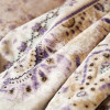 Набор постельное белье с пледом Estella lila лиловый Karaca Home