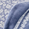 Набор постельное белье с пледом Celerina синий Karaca Home