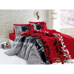 Комплект постельного белья R7085 Красный Ранфорс TAG