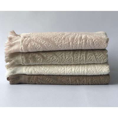 Набор махровых полотенец Cotton велюр Amazon V01 Sikel