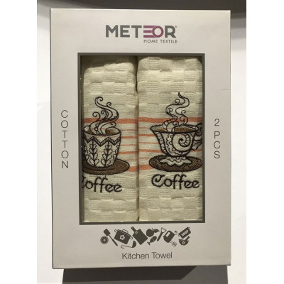 Набор кухонных полотенец Meteor Coffee V01 MELIH