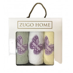 Набор кухонных полотенец Бабочки V1 Zugo Home