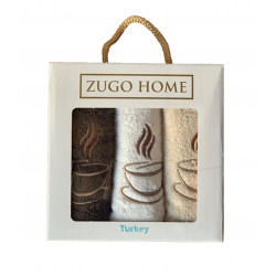 Набор кухонных полотенец Кружка кофе V1 Zugo Home